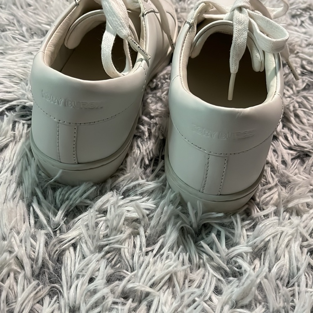 Tory Burch Women's White Sneakers Size 8M - Picture 5 of 8